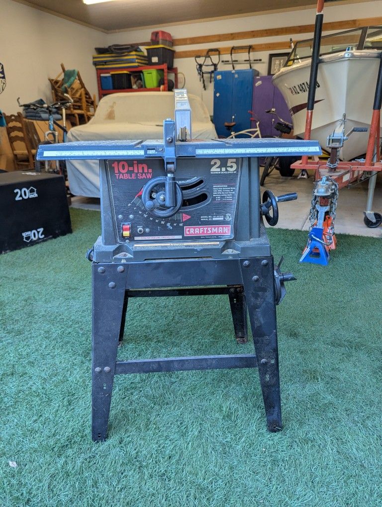 Craftsman 10-in Table Saw (13 amp)