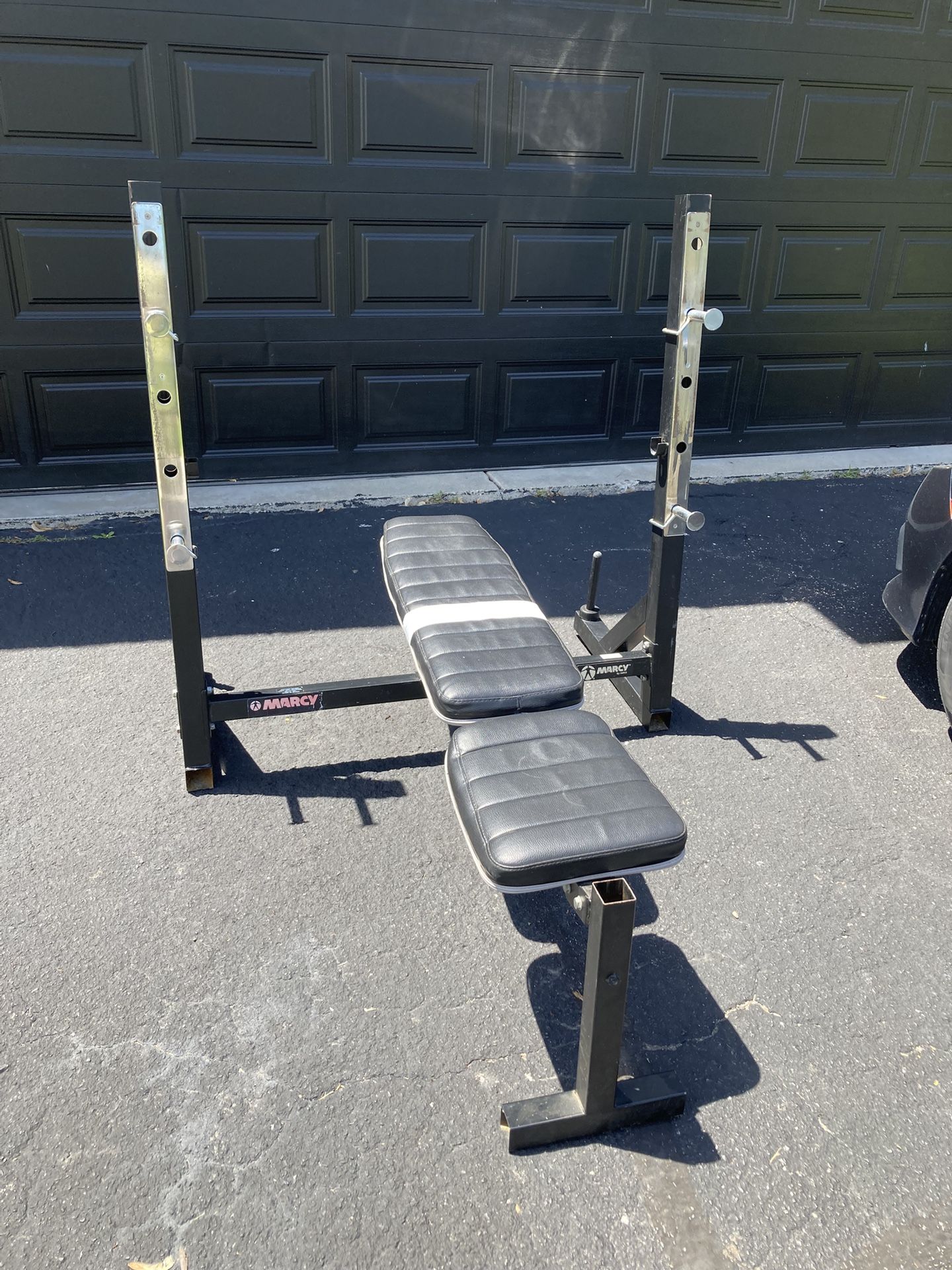 Bench Press With Adjustable Rack, Marcy