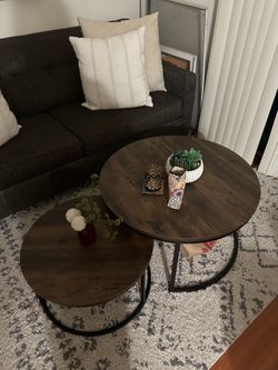 modern dark brown coffee table