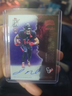 2025 Topps Signatures Jaylin Noel Rookie Autograph Purple /100 #208