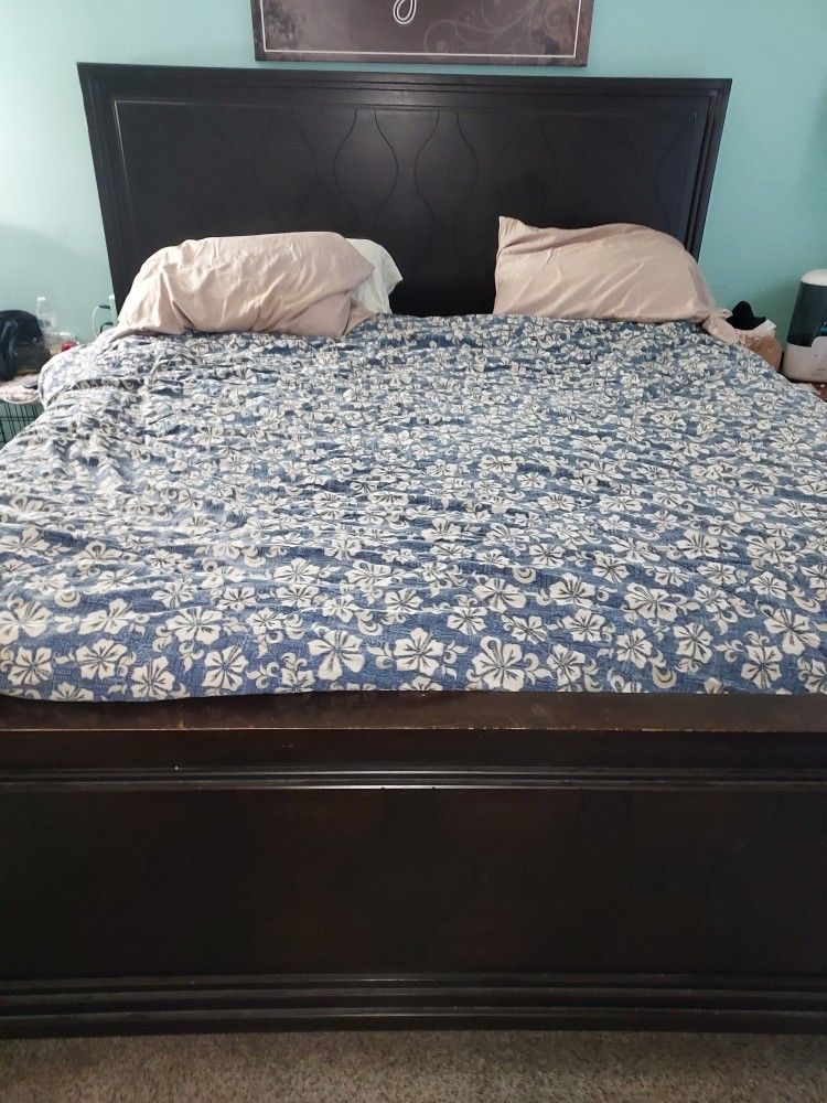 King Size Bed Frame And Mattress