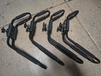 Kayak roof bars carriers for 2 kayaks