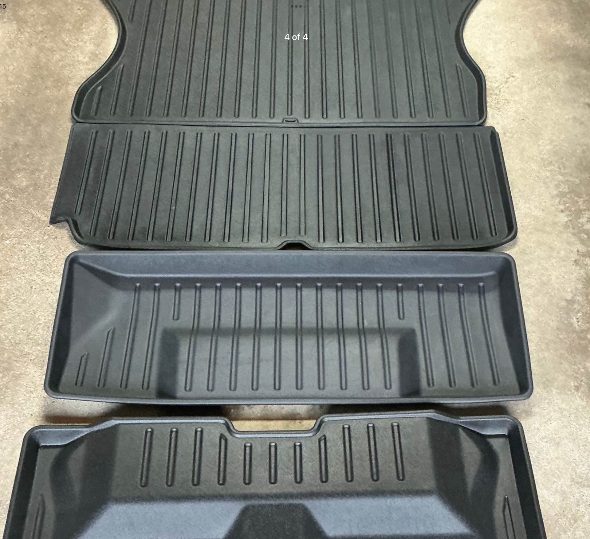 2024 Tesla Model X 5 Piece Frunk And Trunk Liners