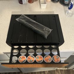 Coffee Holder with Drawer Storage for K Cup
