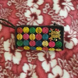 Double Zipper Mini Purse