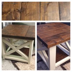 Farmhouse end table