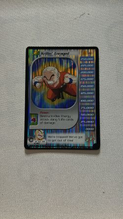 Krillin Enraged Dragon Ball Z Trading Card