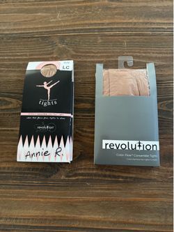 2  pair girls convertible dance tights