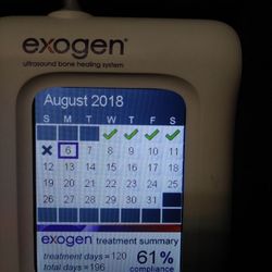 Exogen bone stimulator