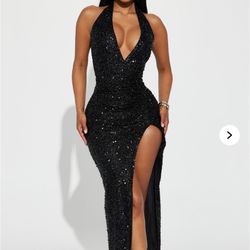 Sexy Sequin Maxi Dress