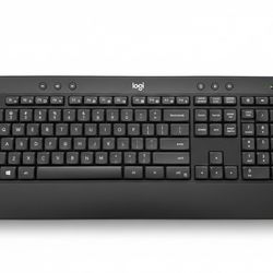 Logitech K270 Wireless Keyboard – Full-Size Layout with 2.4 GHz Unifying Receiver & 8 Multimedia Key