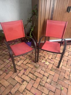 Two Chairs and Table 