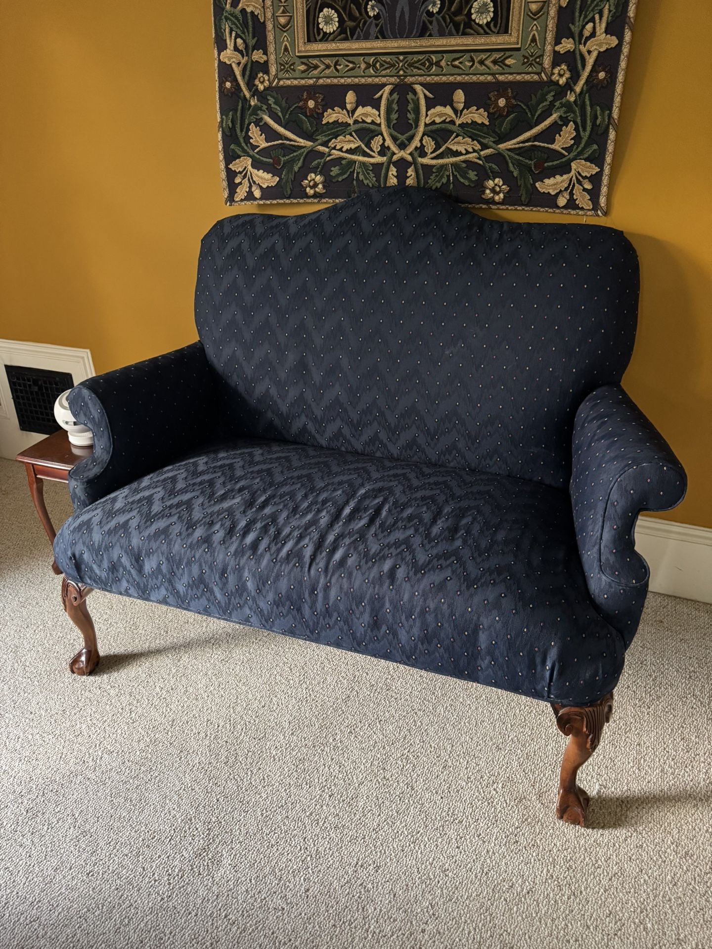 Camel Back Settee