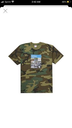 Supreme captcha tee shirt camo size large brand new