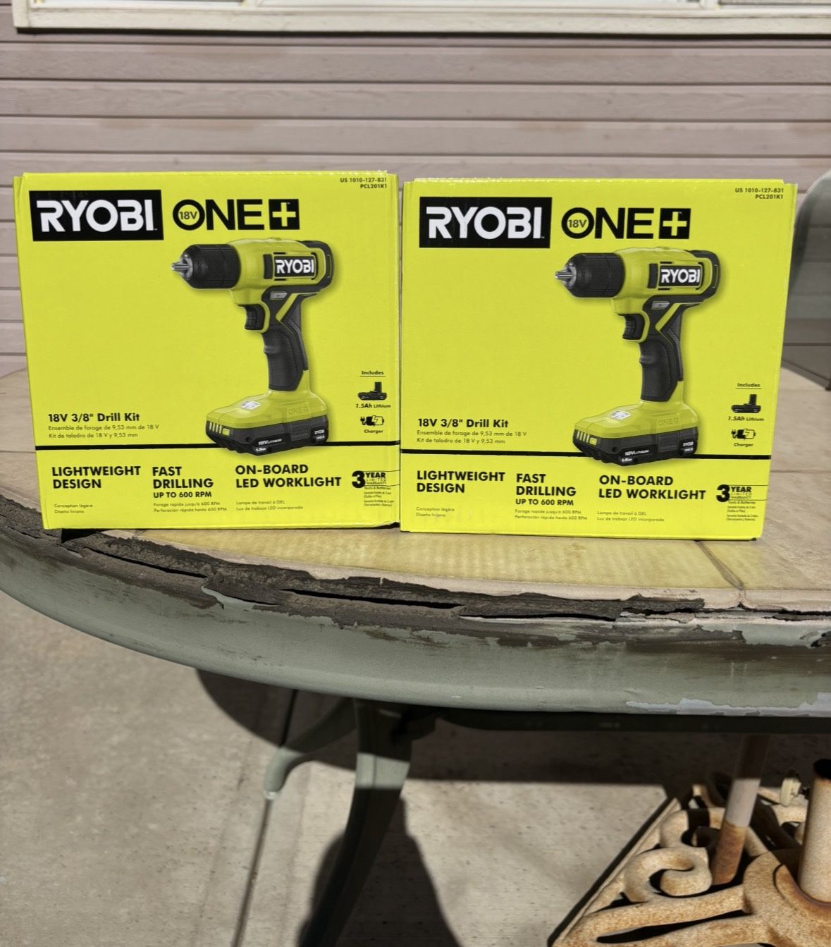 Two Brand New Ryobi Cordless Drills