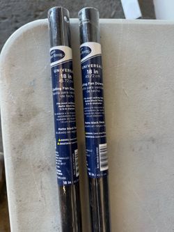 18” Ceiling fan Downrods