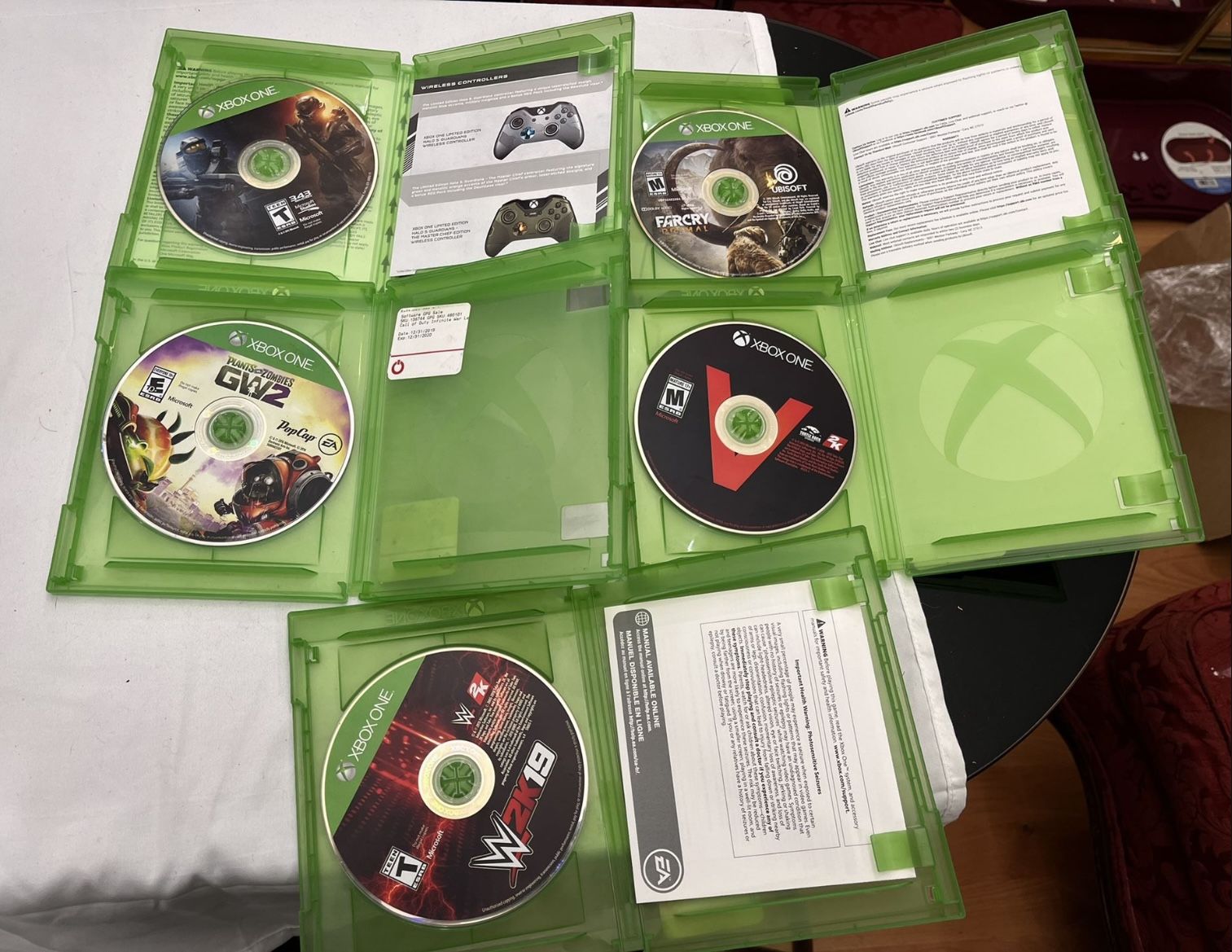 5 Xbox 1 Games Evolve, Farcry Primal, GW2 Plants Zombies, WW2k19