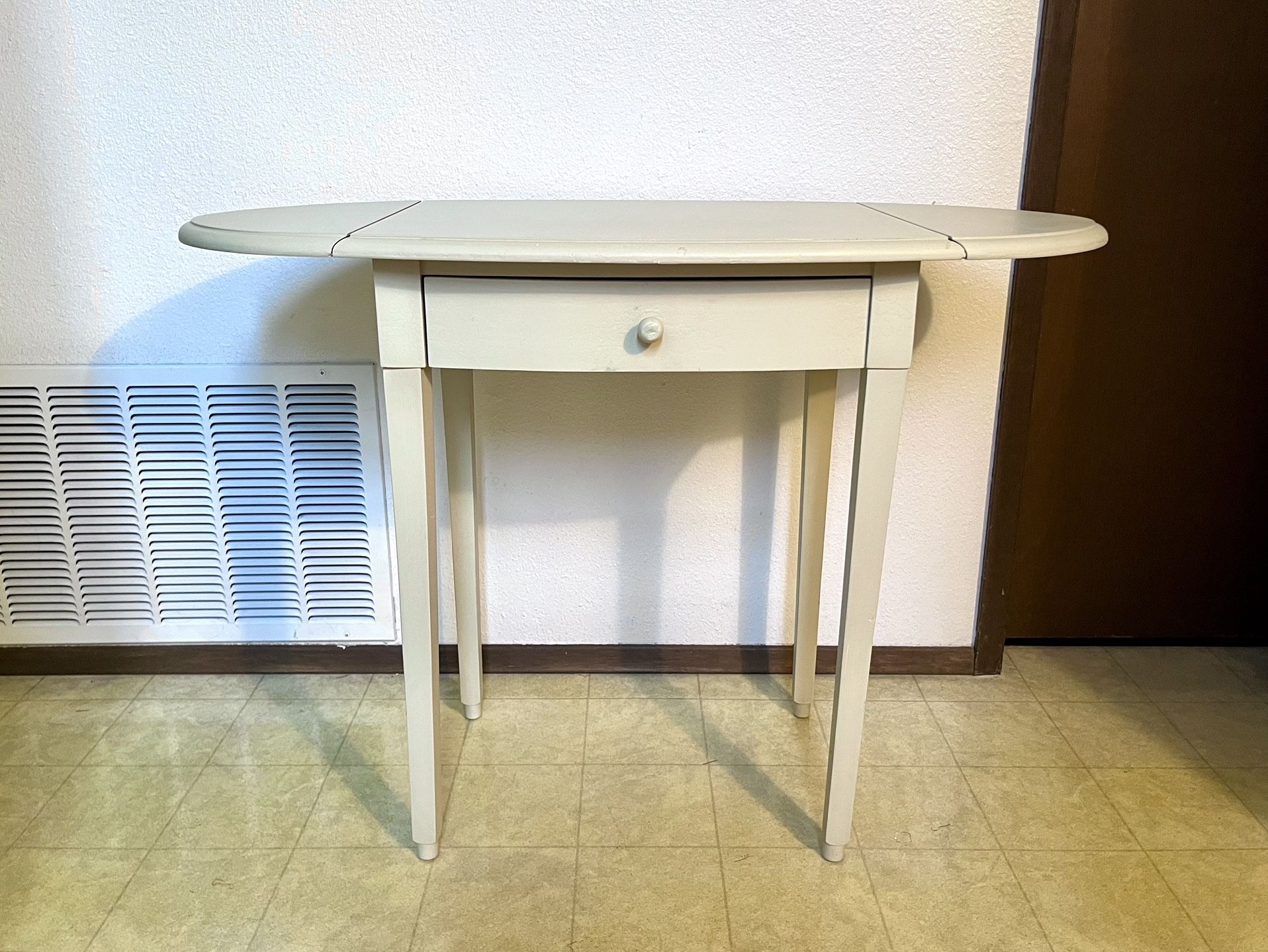 Vintage Crate & Barrel Drop Leaf Side Table