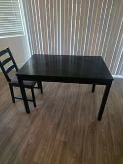 Kitchen table with four chairs