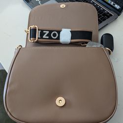 Izod Camel Crossbody Bag