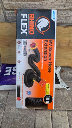 Camco Rhino Flex RV Sewer Hose Extension 10ft