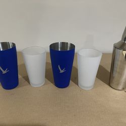 Bundle of nice shakers mixer grey goose glass