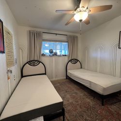 Refinished Vintage Twin Bed Frames 