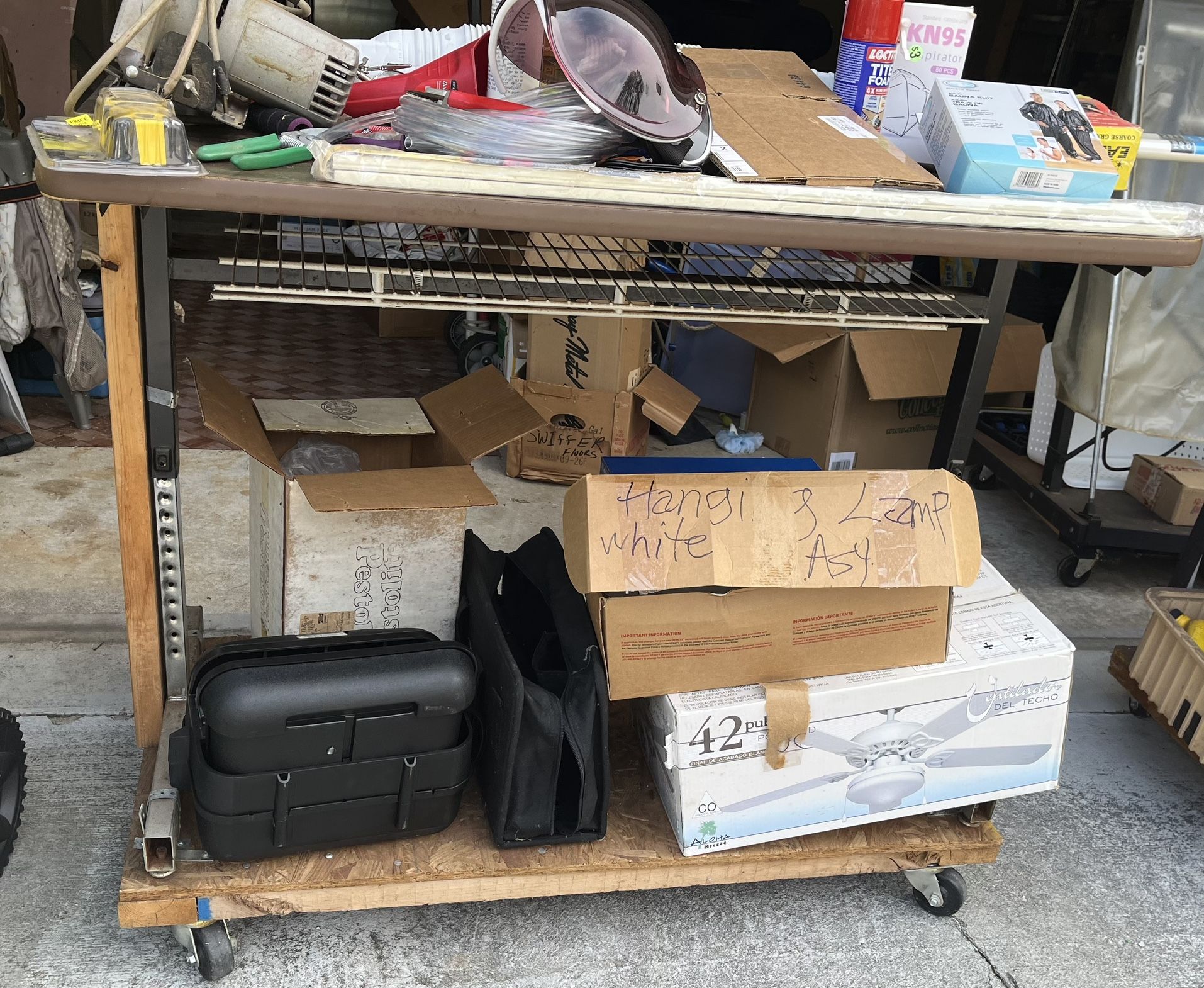 Homemade Workbench On Casters 
