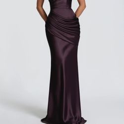  BabyBoo - MAXI Dress Plum XS