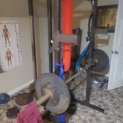 Bench Press Squat Rack 
