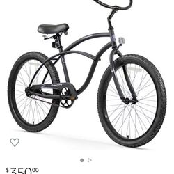 Urban Firmstrong 24 Inch Black Bike / Bicycle Cruiser