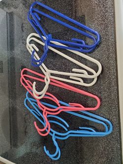Children's Plastic Hangers, 42 Total