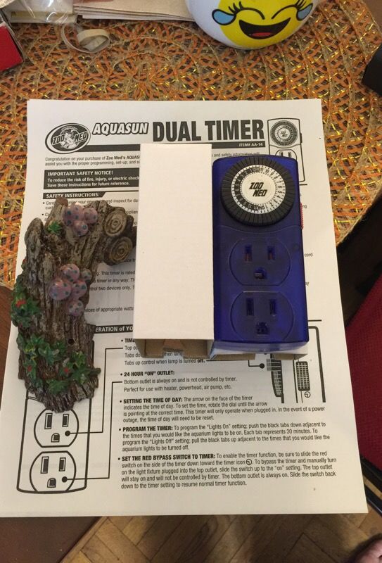 Aqua sun dual timer- fish tank