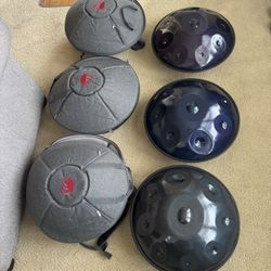 Handpan Drum Instrument w/ Backpack Case – Beautiful Sound – Brand New