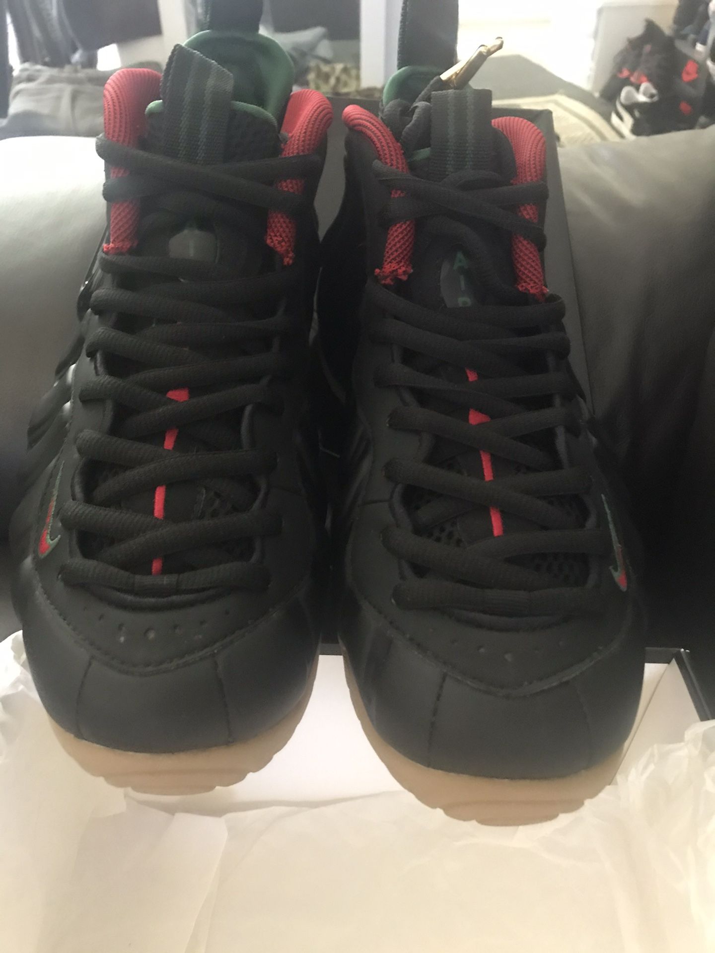 Gucci foamposite size 8.5 very nice shoes asking 350$ serious buyer only