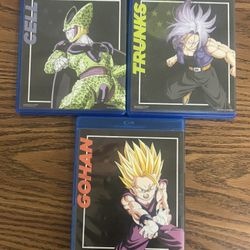 Dragon Ball Z Blu-ray Collector’s Set – Gohan, Trunks & Cell Art Covers