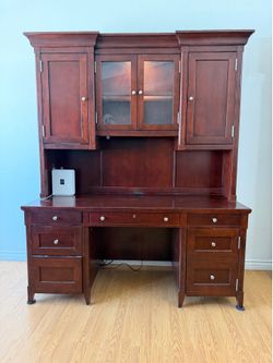 Executive Desk with hutch