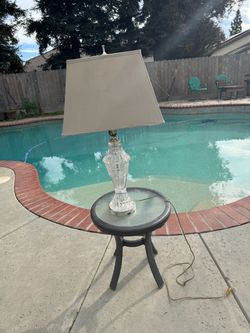 Antique Glass Lamp