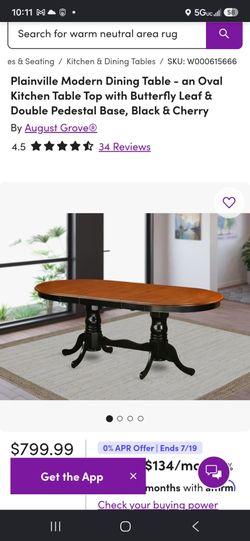 Plainville kitchen table