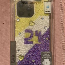 Lakers Themed iPhone 15 Pro Max Phone Case