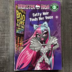 Monster High “Catty Noir Finds Her Voice” Children’s Reading Book