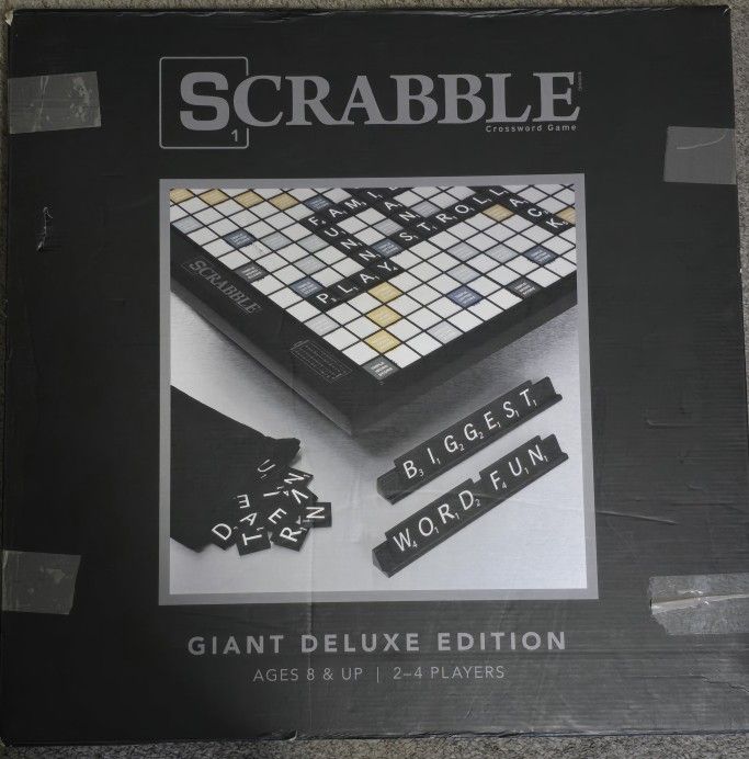 Scrabble Deluxe Black Edition Board Game