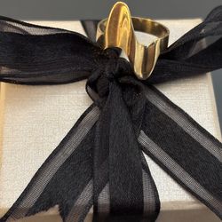 Contemporary abstract statement ring