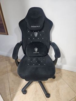 Dowinx Gaming Chair Black Fabric