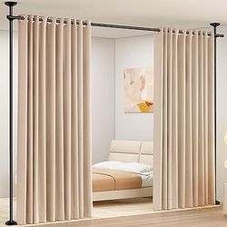 SUNALLY Room Divider Curtain Rod (4’-10’)