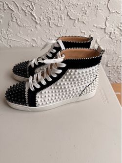Christian Louboutin Louis Spikes 2 Flat Sneakers – Size 43 – With Box