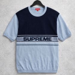 Supreme chest logo knit top