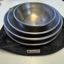Snow Peak 8pcs Tableware Set with Carry Bag