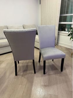 Dining chairs velvet set of 2 Brand new