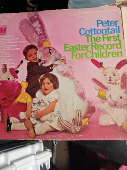 Peter Cottontail First Easter Record for Children Vinyl LP